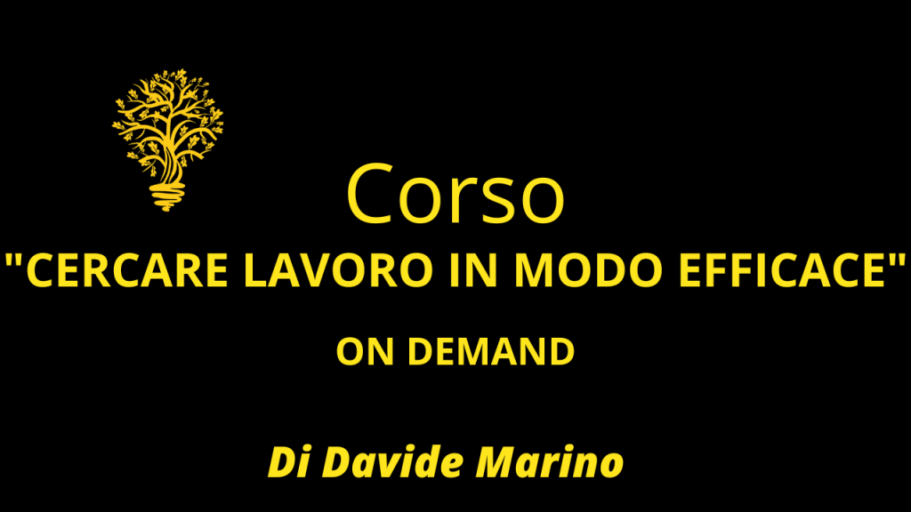 Cercare lavoro in modo efficace